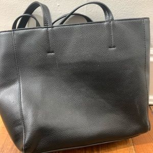 Black over the shoulder purse